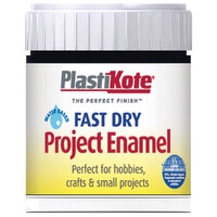 PlastiKote 440.0000001.067 Fast Dry Enamel Paint B1 Bottle Black Gloss 59ml
