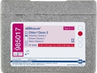 Tests en cuve ronde NANOCOLOR® Chlore/Chlorure Plage de mesure 0,05-2,50 mg/l Cl2 0,05-2,00 mg/l O3