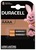 Duracell Batterie DMX2500B2 041660 Alkaline 1,5V AAAA 2er Blister