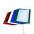 Cash Register Info / Flip Display System / Price List Holder "Quickload" | 10x each of red, blue, green, white and black 50