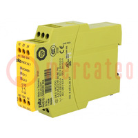 Module: safety relay; PNOZ X2.1; 24VAC; Usup: 24VDC; IN: 2; OUT: 2