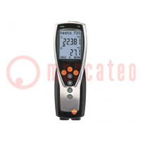 Mesureur: de température; numérique; -200÷1370°C; IP54