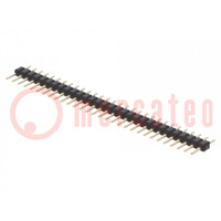 Pin header; pin strips; male; PIN: 30; straight; 2mm; THT; 1x30