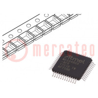 IC: microcontrôleur AVR; TQFP48; 256BEEPROM,6kBSRAM,48kBFLASH