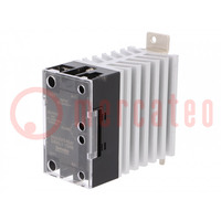 Relay: solid state; Ucntrl: 10÷30VDC; 40A; 24÷240VAC; SRHL1