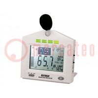 Multiméter: hangerő; LCD; Hangerő mérése: 30÷130dB; 0,0315÷8kHz
