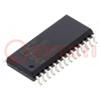 IC: microcontrolador PIC; 128kB; 2,3÷3,6VDC; SMD; SO28; PIC32; 8MHz