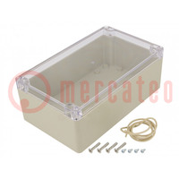 Enclosure: multipurpose; X: 120mm; Y: 200mm; Z: 75mm; Ritec; ABS; IP65