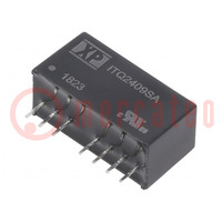 Converter: DC/DC; 6W; Uin: 9÷36V; Uout: 9VDC; Iout: 666mA; SIP8; THT
