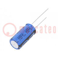 Condensator: elektrolytisch; THT; 1mF; 35VDC; Ø12,5x25mm; ±20%