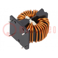 Inductor: wire with current compensation; THT; 4.1mH; 7.72mΩ