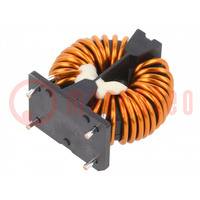 Inductor: wire with current compensation; THT; 2.5mH; 5.04mΩ