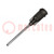 Needle: steel; 1"; Size: 16; straight; 1.2mm; Mounting: Luer Lock