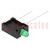 LED; in housing; green; 3mm; -25÷85°C; IP40; Kind: prominent
