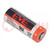 Battery: lithium; 3V; 4/5A,CR8L; 2400mAh; non-rechargeable