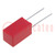 Kondensator: Polypropylen; 150nF; 7,2x13x7,2mm; THT; ±5%; 5mm; Band