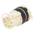 Connector: M16; contact insert; female; for cable; PIN: 8(4+4)