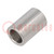 Spacer sleeve; 18mm; cylindrical; stainless steel; Out.diam: 12mm