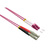 ROLINE LWL-Kabel duplex 50/125µm OM4, LSH/LC, LSOH, violett, 10 m
