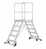 Hymer Podesttreppe fahrbar, beidseitig begehbar, 2x4 Stufen, Standhöhe 0,97 m