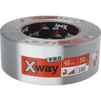 Produktbild zu SCHULLER X-Way PRO textilszalag, Profi 48mm x 50m ezüst