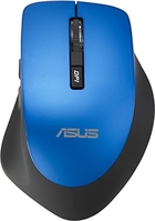 ASUS WT425 RF inalámbrico Óptico 1600DPI mano derecha Negro, Azul ratón (90XB0280-BMU040)