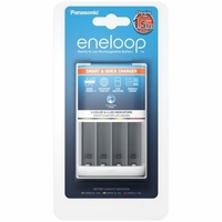 PANASONIC ENELOOP 3H CHARGEUR RAPIDE MULTICOLORE BQ-CC55E