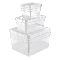 bea clearbox 3 x 1,7 l, 2 x 5,6 l, 3 x 18 l natural transparent