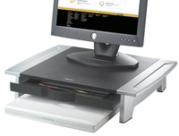 SOPORTE FELLOWES PARA MONITOR TFT OFFICE SUITES AJUSTABLE EN ALTURA CON BANDEJA 100/150X500X364 MM MM COLOR