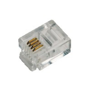 LogiLink RJ11 kabel-connector Transparant