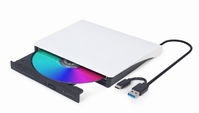 Gembird DVD-USB-03-BW optical disc drive DVD±RW Black, White