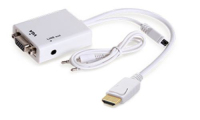 AddOn Networks HDMI2VGAA video cable adapter White
