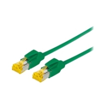 Tecline 1.5m Cat6a S/FTP câble de réseau Vert 1,5 m S/FTP (S-STP)