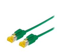 Tecline 1m Cat6a S/FTP Netzwerkkabel Grün S/FTP (S-STP)