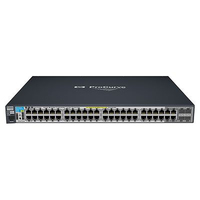 HPE ProCurve 2910al-48G-PoE+ Géré L3 Gigabit Ethernet (10/100/1000) Connexion Ethernet, supportant l'alimentation via ce port (PoE) 1U Gris