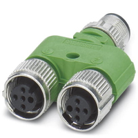 Phoenix Contact 1546068 cable gender changer M12 Green