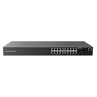 Grandstream Networks GWN7802 hálózati kapcsoló Vezérelt L2+ Gigabit Ethernet (10/100/1000) Fekete