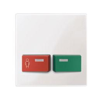 Merten 451419 Wandplatte/Schalterabdeckung Grün, Rot, Weiß