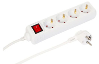 Microconnect MC-GRU00415WS power extension 1.5 m 4 AC outlet(s) Indoor White