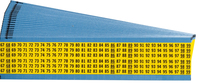 Brady WM-67-99-YL-PK etiqueta autoadhesiva Rectángulo Azul, Amarillo 825 pieza(s)
