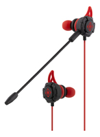 Deltaco GAM-076 hoofdtelefoon/headset Bedraad In-ear Gamen Zwart, Rood