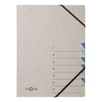 Pagna 44307-02 separador Azul, Gris Cartón A4