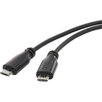 Renkforce RF-4079670 USB-kabel 0,15 m USB 1.0 Micro-USB B Zwart