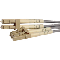 Cablenet 0.5m OM2 50/125 LC-LC Duplex Grey LSOH Fibre Patch Lead