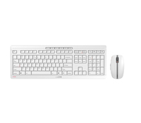 CHERRY Stream Desktop Tastatur Maus enthalten RF Wireless QWERTY US Englisch Grau