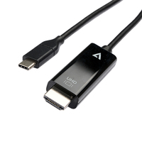 V7 V7UCHDMI-2M video kabel adapter USB Type-C HDMI Zwart