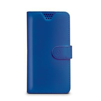 Celly Wally Unica custodia per cellulare 15,2 cm (6") Custodia a borsellino Blu