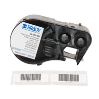 Brady M-126-490 printer label Black, White Self-adhesive printer label
