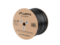Lanberg LCU5-12CU-0305-BK kabel sieciowy Czarny 305 m Cat5e U/UTP (UTP)