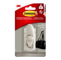 3M Command Indoor Universal hook Silver 1 pc(s)